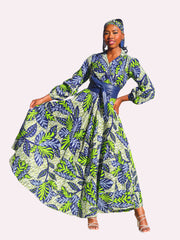 Premium African Print Yaa Dress