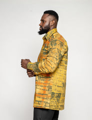 Wax Print Kwadwo Long Sleeve Shirt
