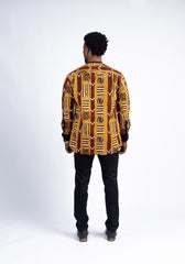 Men's African-Inspired Print Shirt