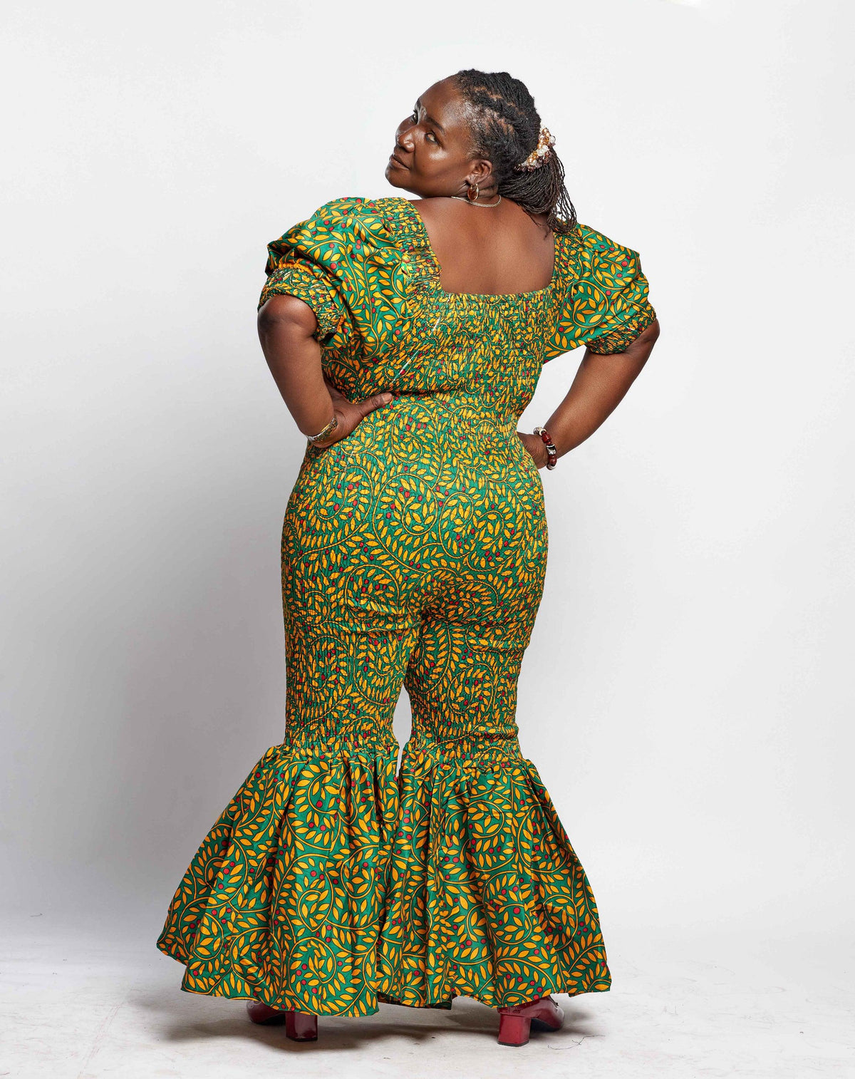 Ankara Women Elastic Maxi Dress - YvonneEx