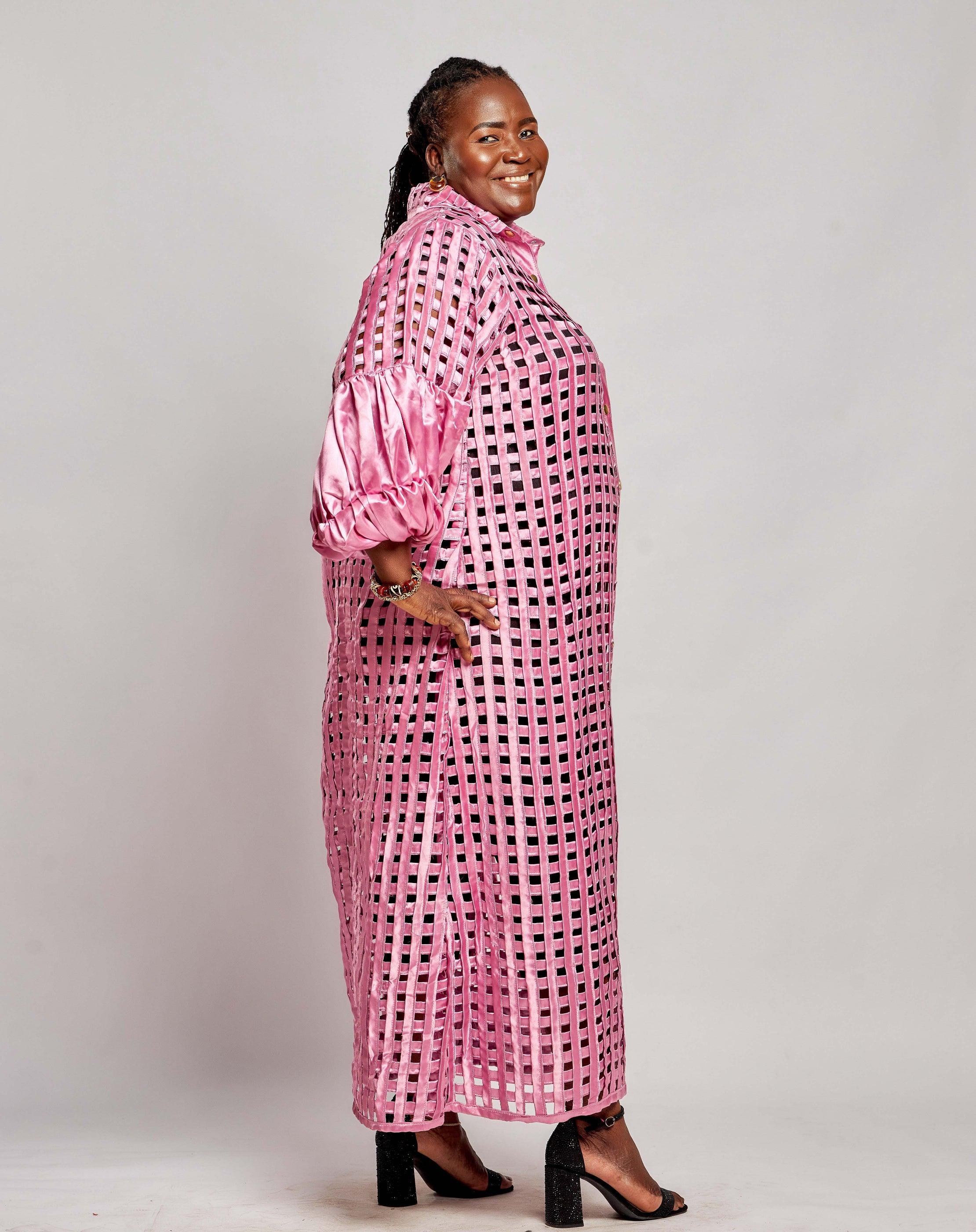 mesh coat dress African Clothing for Women - Ankara Women's Mesh Jacket Dress