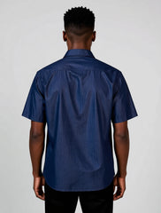 Denim Patch Shirt (Slim Fit)