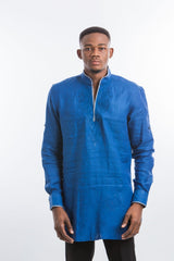 Men's Breathable Linen Shirt - Slim Fit