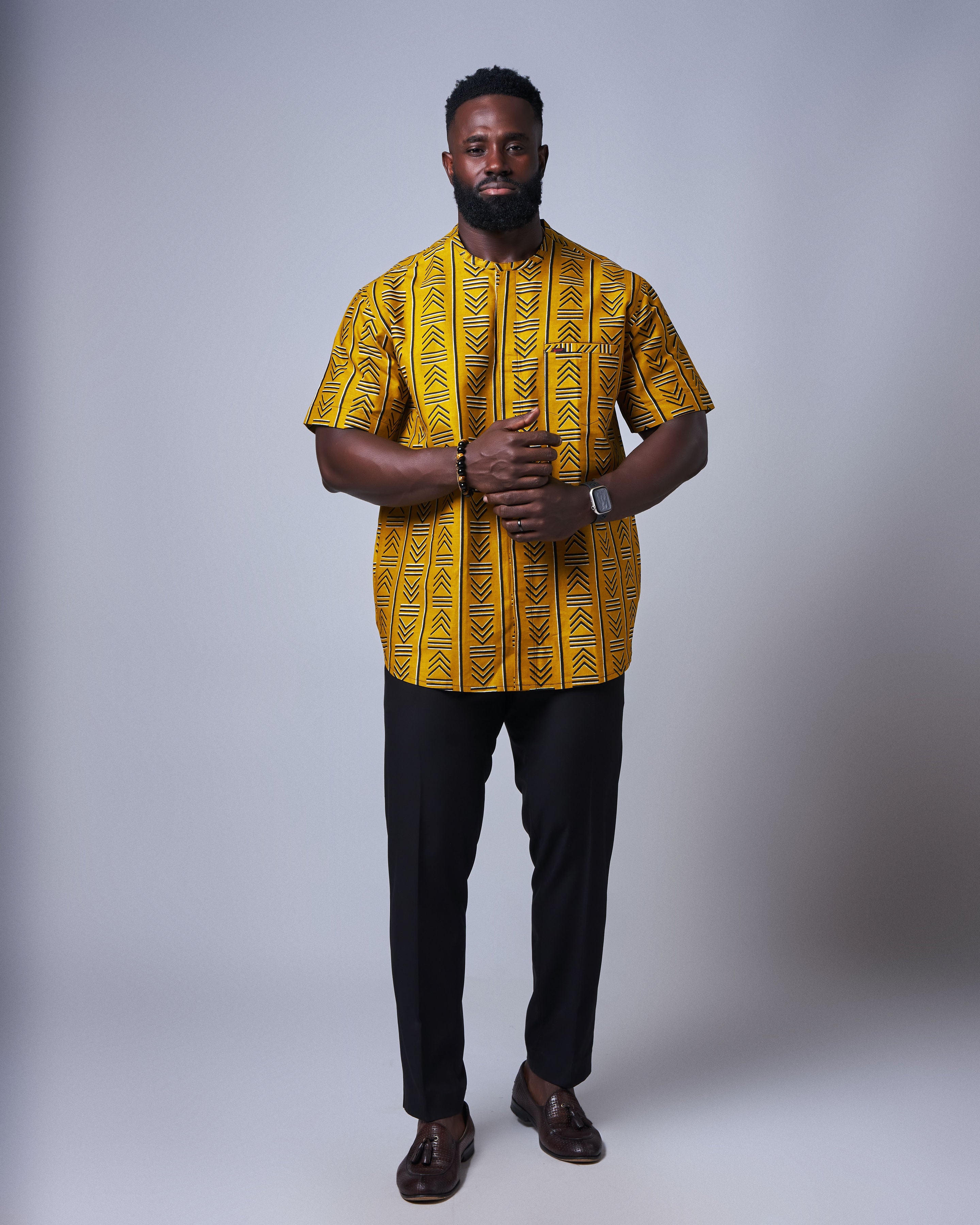 Men’s Wax Print Shirt