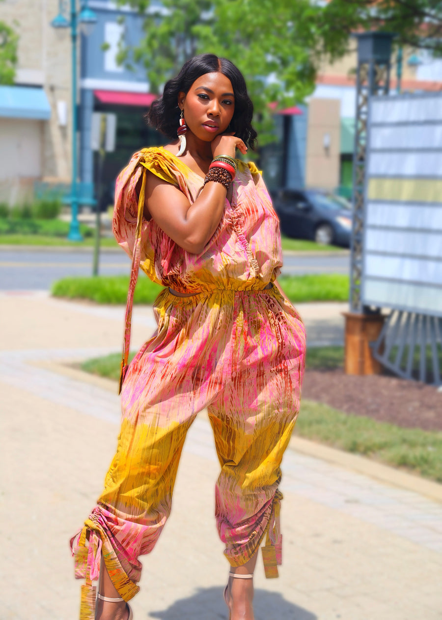 The Adjoa Architectural Drape