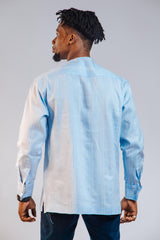 Voile Cotton Man's Long Sleeve Shirt