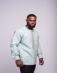 Linen Men's Shirt (Long Sleeves) - YvonneEx