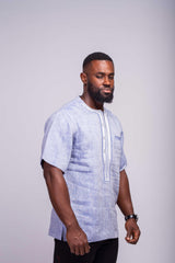 Linen Men's Shirt (Short Sleeves) - YvonneEx