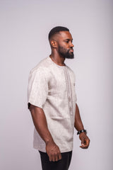 Linen Men's Shirt (Short Sleeves) - YvonneEx