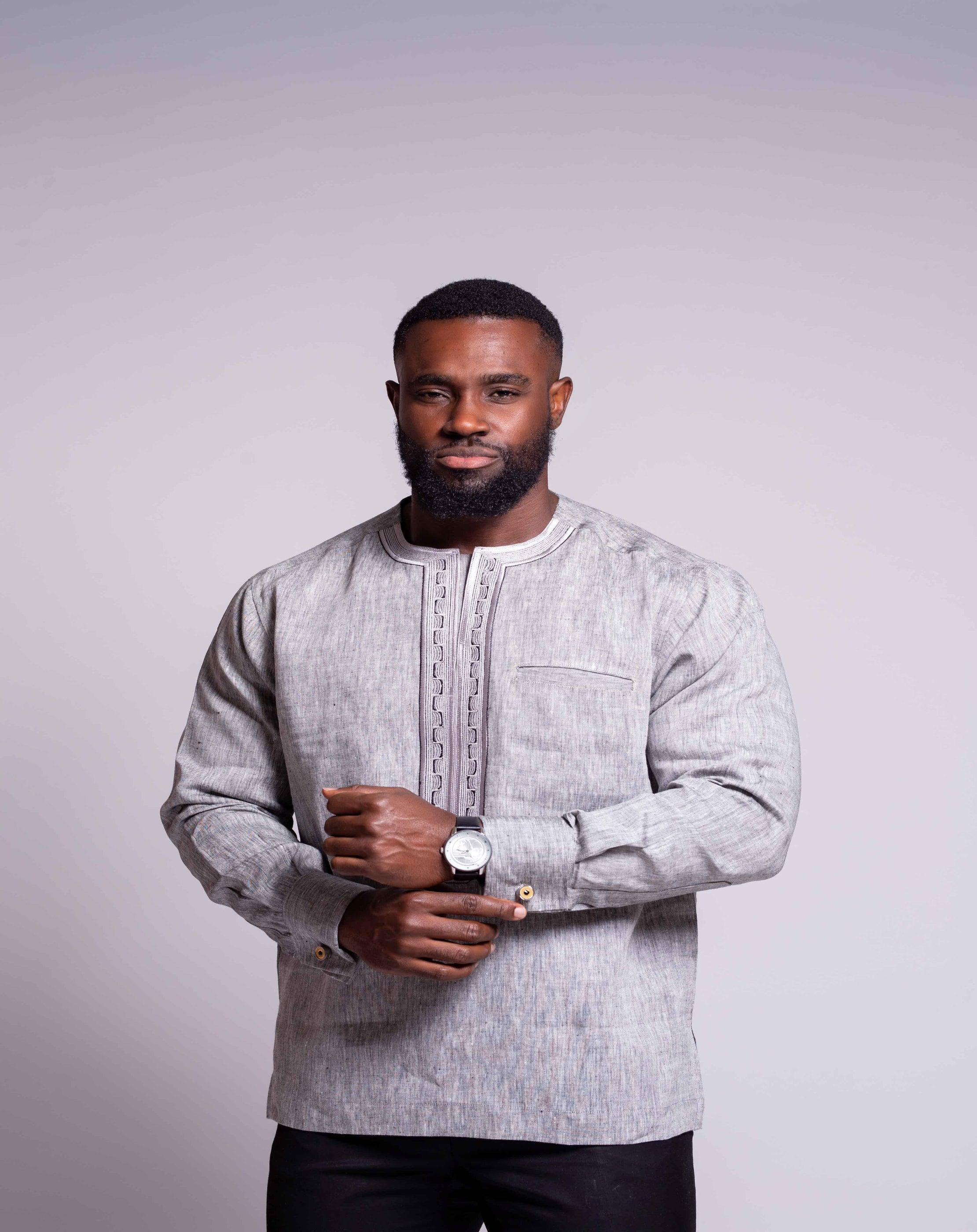 Linen Men's Shirt (Long Sleeves) - YvonneEx