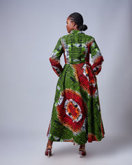 Ankara Short Jacket Dress